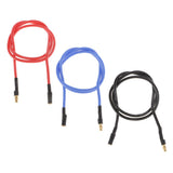 Max 16AWG Banana 3.5mm Silicone Extension Cable RC Accessory for ESC Motor Red