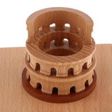Max Wooden Music Box Crafts Ornaments Birthday Gift Present Colosseum