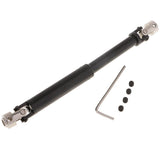 Max 100-150mm Drive Shaft Metal for RC Crawlers SCX-10 D90 HSP 94180  Black
