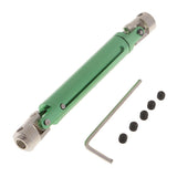 Max 100-150mm Drive Shaft Metal for RC Crawlers SCX-10 D90 HSP 94180  Green