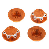 Max 4Pcs Aluminum Wheel Hub Cover 17mm Hex Nut for RC 1/8 Model Car Parts Orange