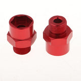 Max Wheel Hex Hub 12mm Extension Adaptor Longer Combiner for 1/10 RC Car Red