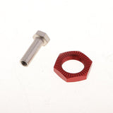 Max Wheel Hex Hub 12mm Extension Adaptor Longer Combiner for 1/10 RC Car Red