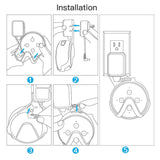 Max Wall Mount Bracket Holder Stand for Echo Dot 3 Smart Speakers Hanging Accs