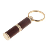 Max Pocket Stainless Steel Cigar Punch Cutter with Key Chain Keyring