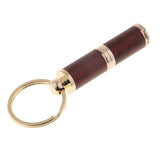 Max Pocket Stainless Steel Cigar Punch Cutter with Key Chain Keyring