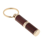 Max Pocket Stainless Steel Cigar Punch Cutter with Key Chain Keyring