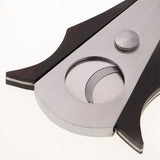 Max Wooden Cigar Cutting Cutter Scissors V-cut Smoking Cigare Tool Silver
