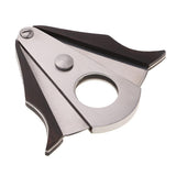 Max Wooden Cigar Cutting Cutter Scissors V-cut Smoking Cigare Tool Silver