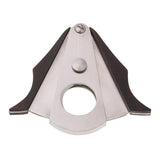 Max Wooden Cigar Cutting Cutter Scissors V-cut Smoking Cigare Tool Silver