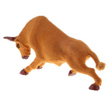 Max Simulation Bullfighting Model for Home Garden Miniature Props Deocr Brown