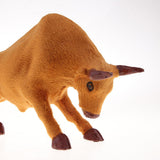 Max Simulation Bullfighting Model for Home Garden Miniature Props Deocr Brown