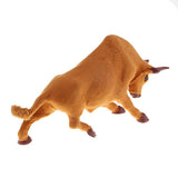 Max Simulation Bullfighting Model for Home Garden Miniature Props Deocr Brown