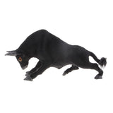 Max Simulation Bullfighting Model for Home Garden Miniature Props Deocr Black