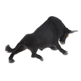 Max Simulation Bullfighting Model for Home Garden Miniature Props Deocr Black