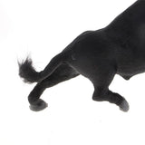 Max Simulation Bullfighting Model for Home Garden Miniature Props Deocr Black