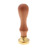 Max Retro Wood Handle Sealing Wax Stamp Personalised Name Wax Stamps Kits E