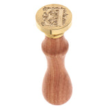 Max Retro Wood Handle Sealing Wax Stamp Personalised Name Wax Stamps Kits E