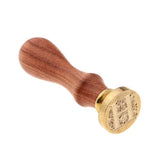 Max Retro Wood Handle Sealing Wax Stamp Personalised Name Wax Stamps Kits H
