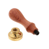Max Retro Wood Handle Sealing Wax Stamp Personalised Name Wax Stamps Kits H