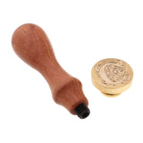 Max Classic Seal Wax Stamp Sealing Letter Wooden Handle for Envelope C