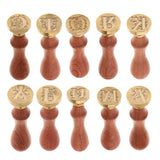 Max Classic Seal Wax Stamp Sealing Letter Wooden Handle for Envelope C