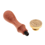 Max Classic Seal Wax Stamp Sealing Letter Wooden Handle for Envelope Q