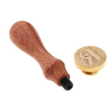 Max Classic Seal Wax Stamp Sealing Letter Wooden Handle for Envelope R