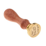 Max Classic Seal Wax Stamp Sealing Letter Wooden Handle for Envelope R