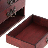 Max 4 Layers Vintage Jewelry Rings Treasure Chest Storage Box Case Trinket Gift