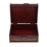 Max Vintage Wooden Trinket Jewelry Storage Box Treasure Case Organizer A
