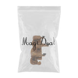 Max Handmade Creative Wooden Elephant Head Wall Mounted Trunk Hook Hanger A