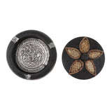Max Creative Wooden Ashtray with Lid Thai Style Craft Bussiness Gift Decor Large