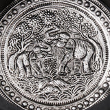 Max Creative Wooden Ashtray with Lid Thai Style Craft Bussiness Gift Decor Large