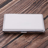Max Elegant Woman Smoking Cigarette Aluminum Case Cigar Tobacco Box Gift White
