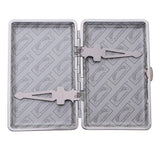 Max Elegant Woman Smoking Cigarette Aluminum Case Cigar Tobacco Box Gift White