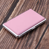 Max Elegant Woman Smoking Cigarette Aluminum Case Cigar Tobacco Box Gift Pink
