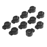 Max 10pcs Silica Gel Resin Cigarette Finger Rings Smoker Hand Holder Black
