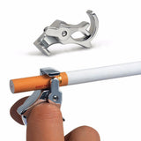 Max Cigarette Finger Ring Smoker Cigarette Hand Holder for Man Woman Silver