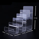 Maxbell Small Commodity Ladder Step Rack Display Shelf,3-Tier/4-Tier/5-Tier 5Tier