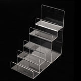 Maxbell Small Commodity Ladder Step Rack Display Shelf,3-Tier/4-Tier/5-Tier 5Tier
