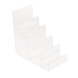 Maxbell Small Commodity Ladder Step Rack Display Shelf,3-Tier/4-Tier/5-Tier 5Tier