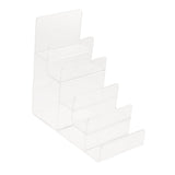 Maxbell Small Commodity Ladder Step Rack Display Shelf,3-Tier/4-Tier/5-Tier 5Tier