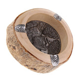 Max Southeast Asia Style Ash Tray Cigarette Smoke Holder Wood Ashtray 12 x 5cm