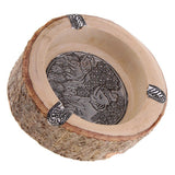 Max Southeast Asia Style Ash Tray Cigarette Smoke Holder Wood Ashtray 15 x 6cm