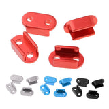 Max 4x Aluminum Alloy Leaf Spring Shackles / Mounts for WPL B16 B24 B36 Blue