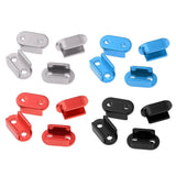 Max 4x Aluminum Alloy Leaf Spring Shackles / Mounts for WPL B16 B24 B36 Blue