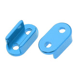 Max 4x Aluminum Alloy Leaf Spring Shackles / Mounts for WPL B16 B24 B36 Blue