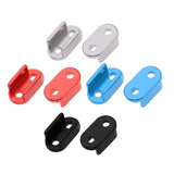 Max 4x Aluminum Alloy Leaf Spring Shackles / Mounts for WPL B16 B24 B36 Blue