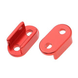 Max 4x Aluminum Alloy Leaf Spring Shackles / Mounts for WPL B16 B24 B36 Red